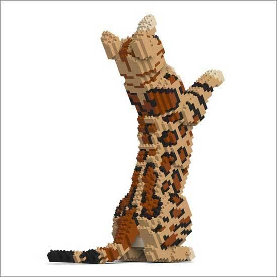 完成品JEKCA ジェッカブロック ベンガル　立体パズル 組立パズル 完成品JEKCA ジェッカブロック ベンガル 立体パズル 組立パズル