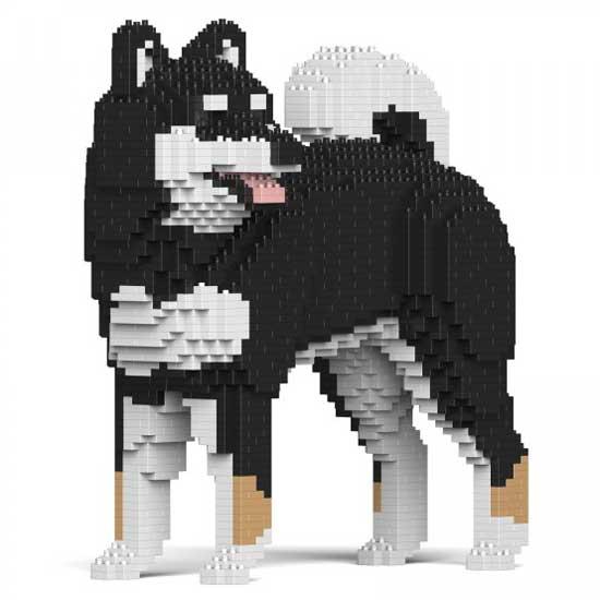 【無料ラッピングサービス有り】 JEKCA ジェッカブロック 柴犬 黒 02S-M01 Sculptor 立体パズル 組立パズルの画像