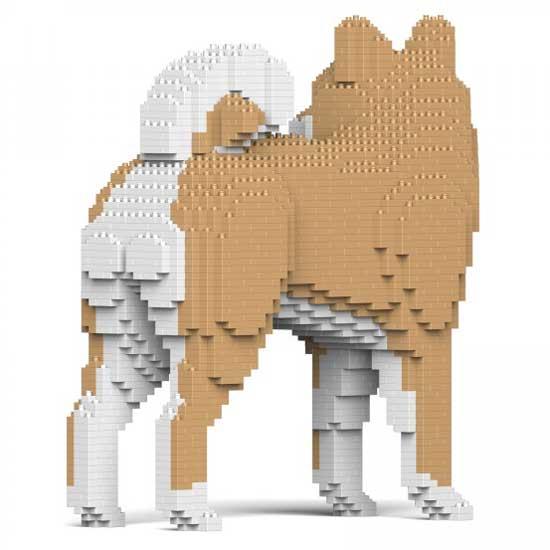 【無料ラッピングサービス有り】 JEKCA ジェッカブロック 柴犬 ベージュ 02S-M02 Sculptor 立体パズル 組立パズルの画像