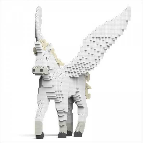 【無料ラッピングサービス有り】 JEKCA ジェッカブロック ユニコーン 02S Sculptor 立体パズル 組立パズルの画像