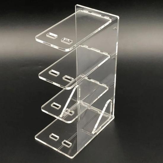 3Dミニカーパーク4 Aタイプ アクリル製 組み立て式ミニカー収納