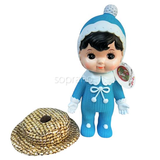 チャーミーちゃん ポンポン帽子 麦わら風帽子付 難波里奈さんコラボ 純