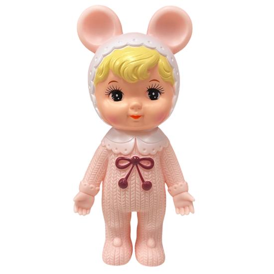 チャーミーちゃん くま耳 耳付き帽子 保坂さほ コラボ ピンク WD.HP2 