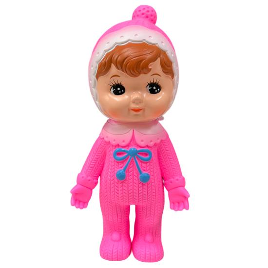チャーミーちゃん ポンポン帽子 ピンク WD.P1 児玉産業 ソフビ人形 