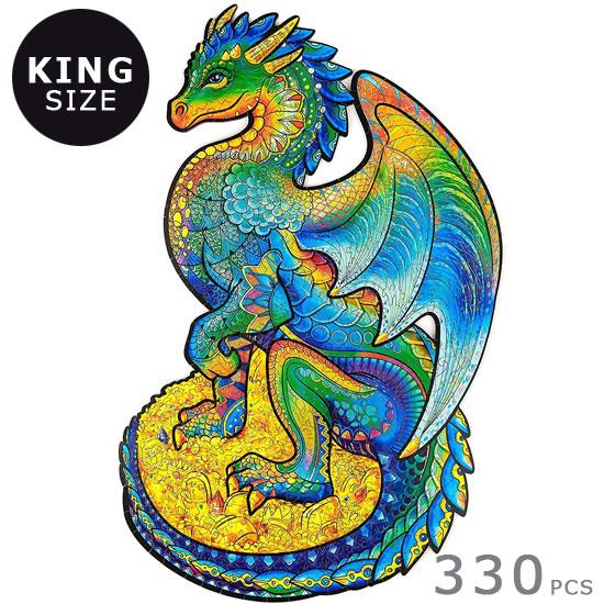 UNIDRAGON ユニドラゴン 木製パズル 守護竜 キングサイズ 27×44cm 330 