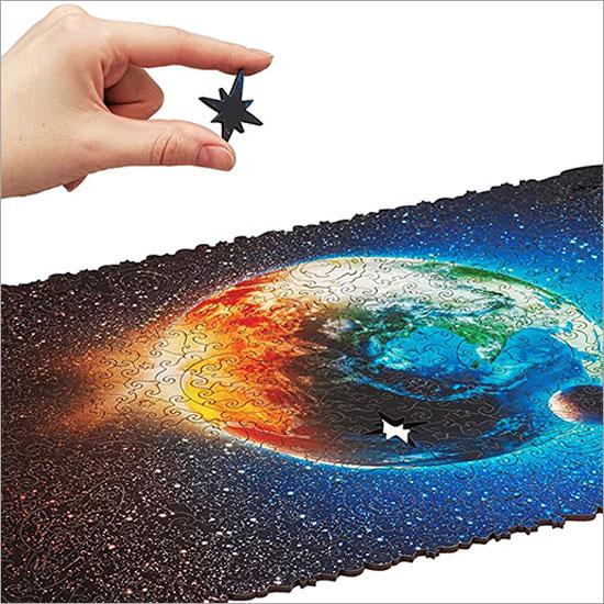 UNIDRAGON ユニドラゴン 木製パズル プラネットアース キング