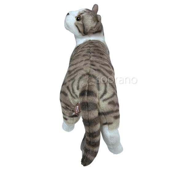 みあげてにゃんこ キジ白 猫のぬいぐるみ : ソプラノYahoo!店 - 通販