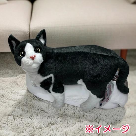 みあげてにゃんこ ハチワレ 猫のぬいぐるみ : ソプラノYahoo!店 - 通販