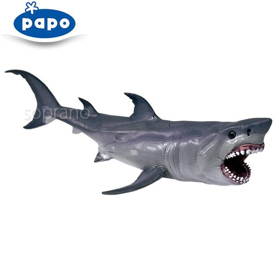 papo パポ 恐竜フィギュア 55087 メガロドン : ソプラノYahoo!店