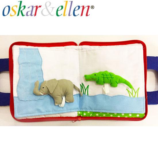 楽天市場】Oskar&Ellen オスカー&エレン社 布絵本 ブック ズー