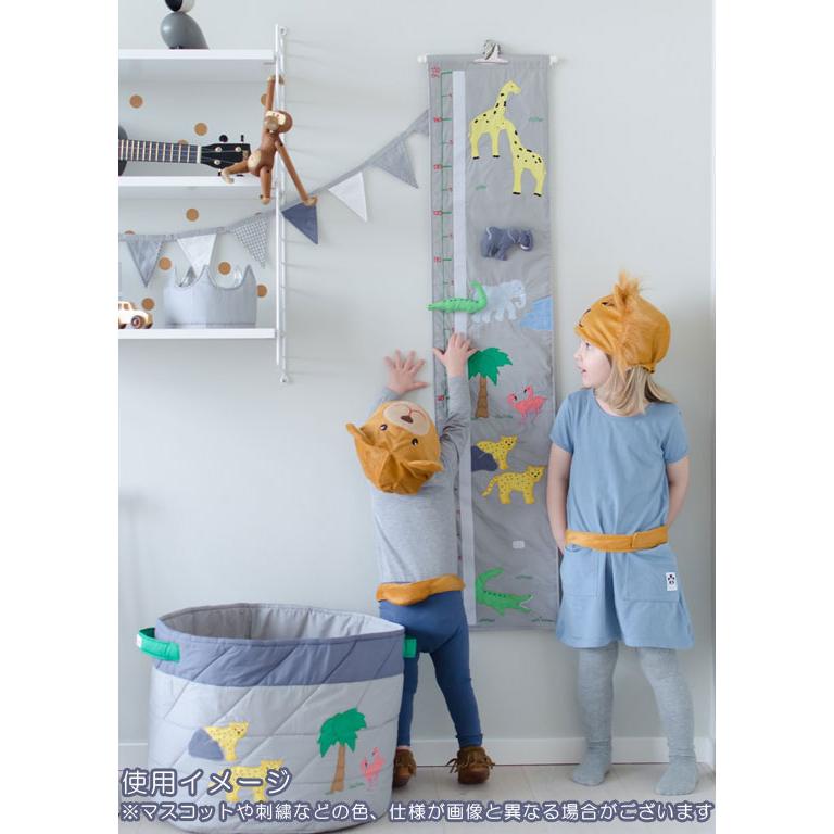 Oskar&Ellen布製身長計ハイチャートワイルドアニマル オスカーアンドエレン（Oskar&Ellen）ハイチャート お名前入り