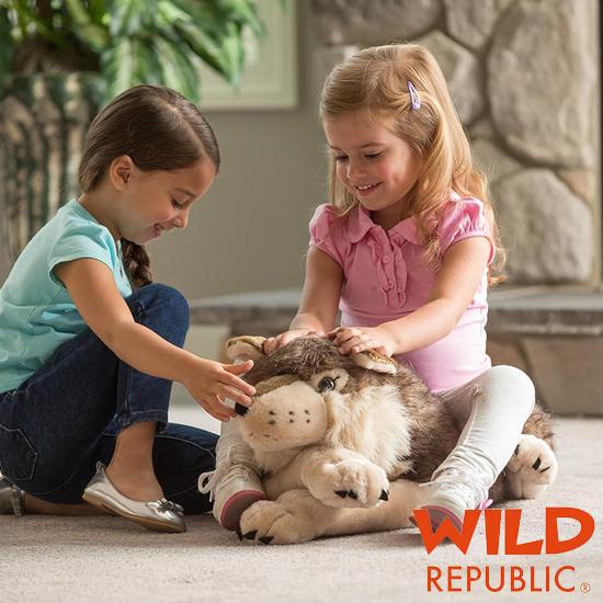 Wild Republic ワイルドリパブリック ぬいぐるみ 82332 オオカミ