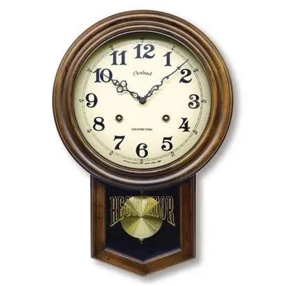 さんてる(suntel) 掛け時計 ブラウン sq02-a