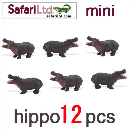 サファリ社ミニフィギュア カバ 12個セット Tst s ソプラノyahoo 店 通販 Yahoo ショッピング