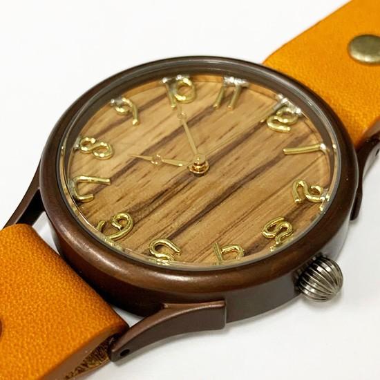 vie　ヴィー　ウッドデザイン腕時計 wood selection　木製文字盤 vie ヴィー ウッドデザイン腕時計 wood selection ゼブラ 木製