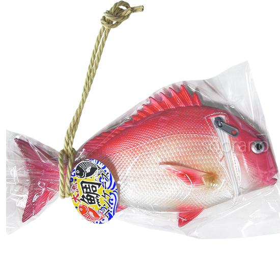 新品未使用　かばんばか　めで鯛ポーチ 鯛ペンケース アカダイ 赤鯛 真鯛 ミニポーチ 魚ポーチ : ソプラノ