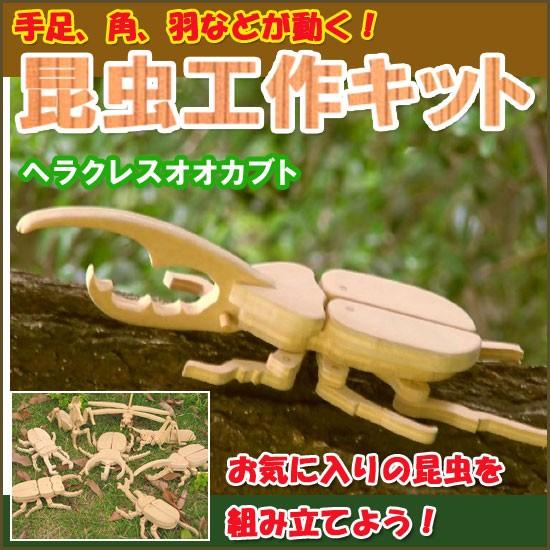 木製昆虫 昆虫工作キット リアル昆虫シリーズ ヘラクレスオオカブトムシ かぶとむし 組立クラフトキット Ya M03 ソプラノyahoo 店 通販 Yahoo ショッピング