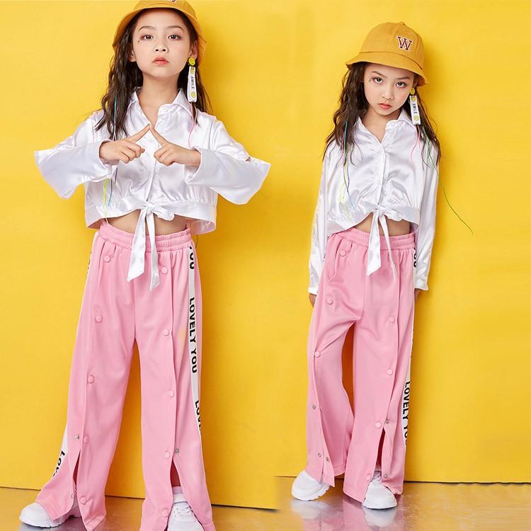19新品 ヒップホップ ダンス 衣装 韓国 ダンス 衣装 ヒップホップ ガールズ セットアップ 女の子 春 秋 B系 Andwaffles Com