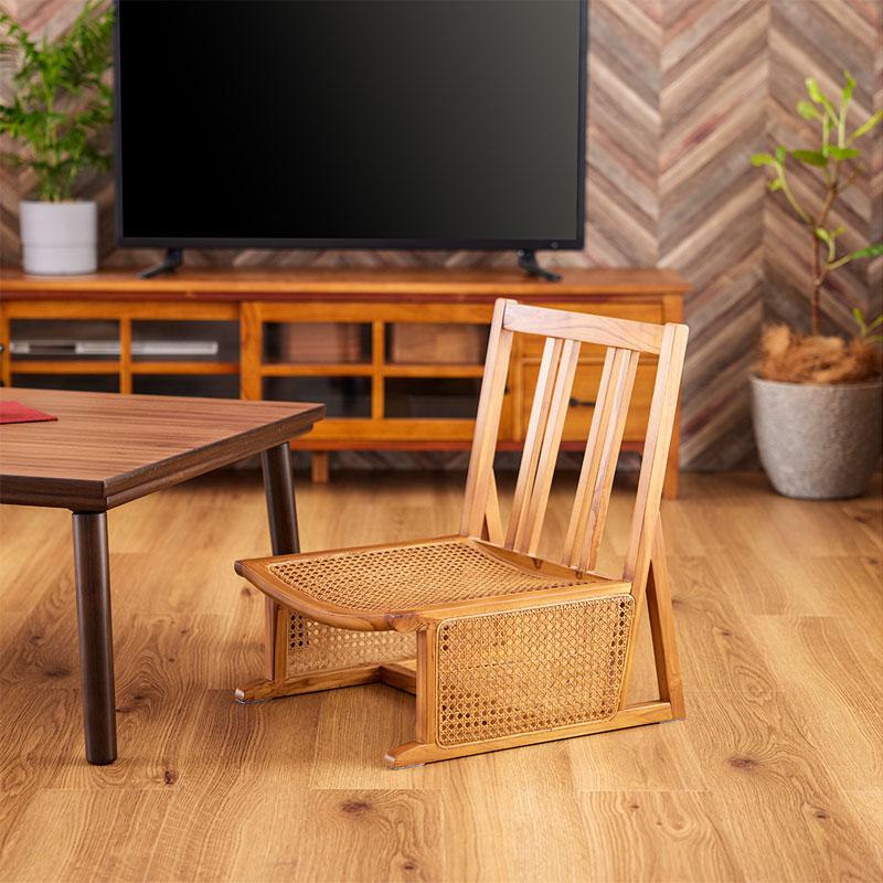 籐　お洒落なチェア　ローチェア　2脚セット 楽天市場】ダイニングチェア 2脚セット ラタン調 木製 天然木