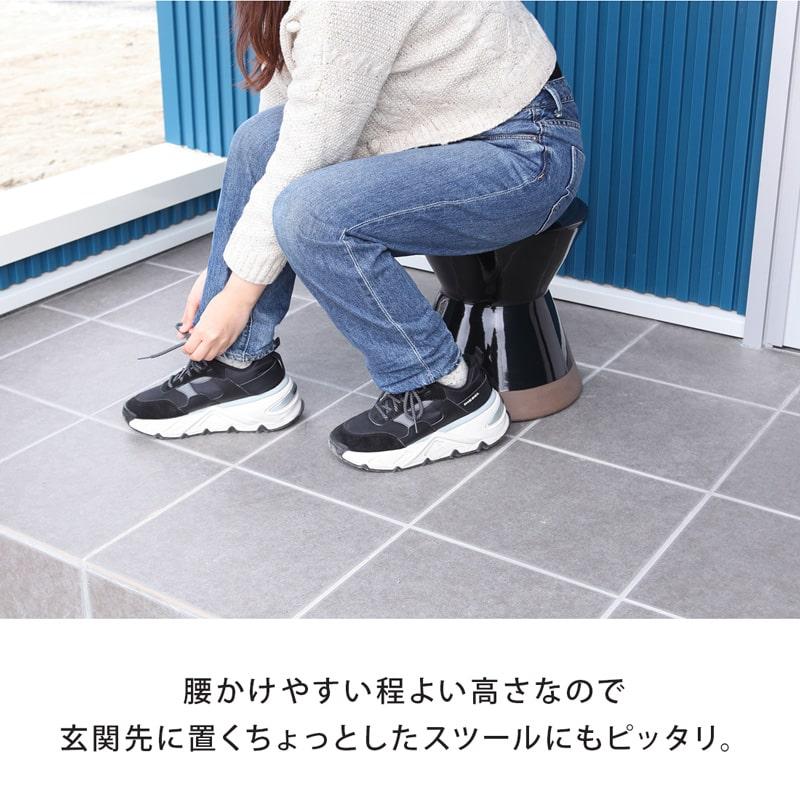 陶器 フラワーベース 花台 植物置き セラミック 玄関 テラス ガーデン 屋外 おしゃれ 北欧 ホワイト ブラック ブルー イエロー グレー レッド 【Products】 0440