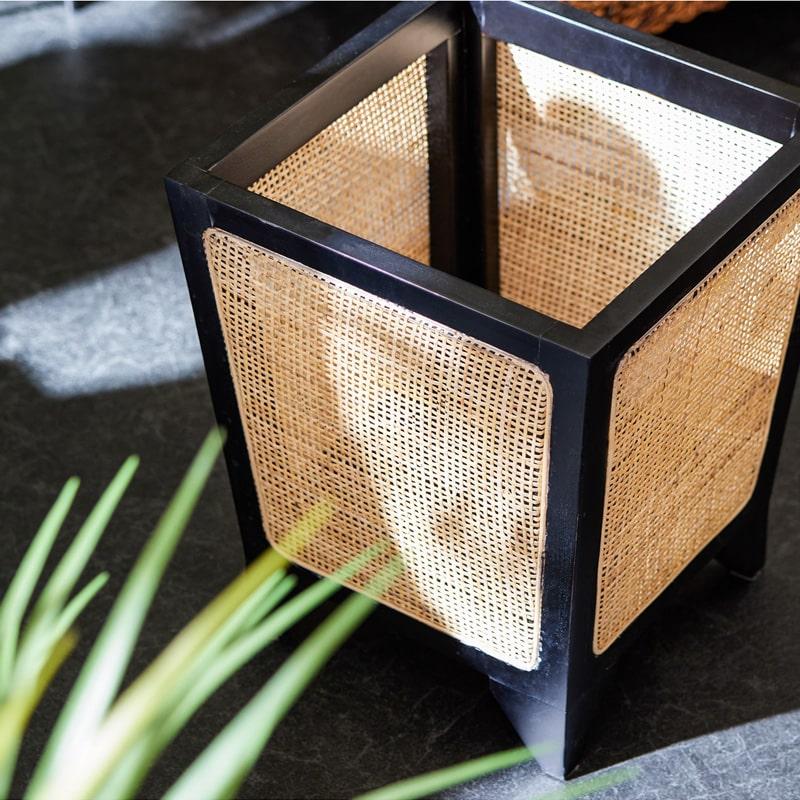 プランターカバー 8号用 鉢カバー 鉢植えカバー 観葉植物 ラタン 天然