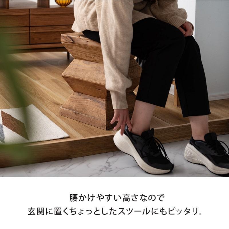 スツール 木製 天然木 パイン古材 古材 サイドテーブル フラワーベース