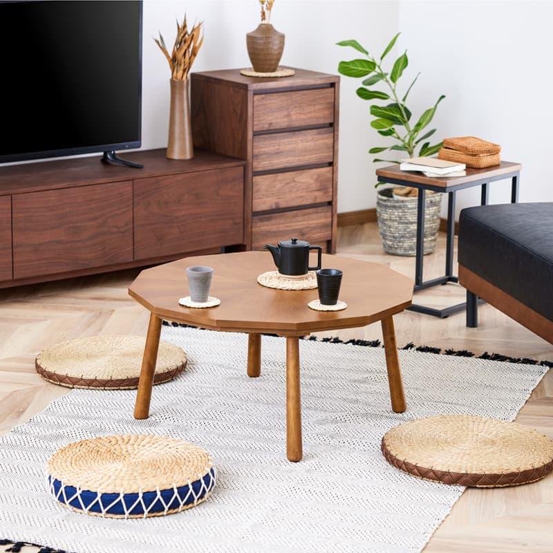 こたつ テーブル 80cm 丸 丸型 コタツテーブル リビングテーブル