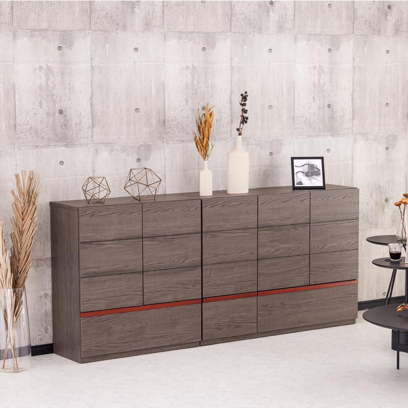 キャビネット チェスト リビングボード 幅115 115cm リビング収納 引出