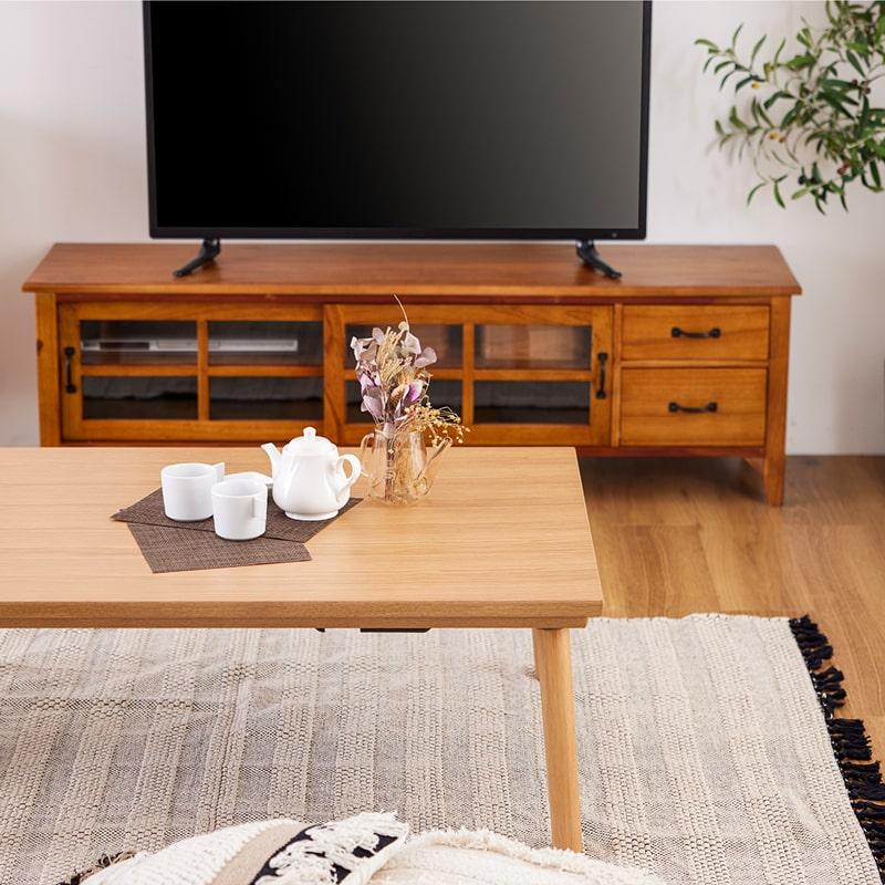 こたつテーブル 105cm 長方形 テーブル単品 木製 こたつ ローテーブル