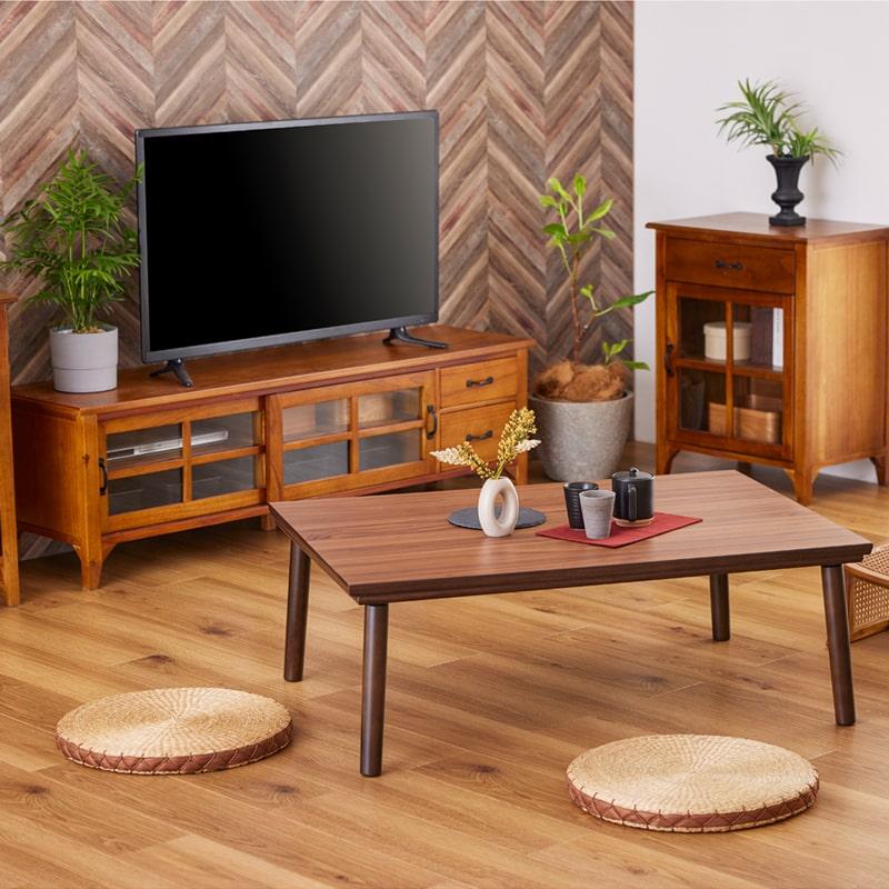 こたつテーブル 105cm 長方形 テーブル単品 木製 こたつ ローテーブル