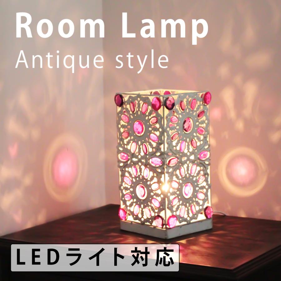 テーブルライト アンティーク風 記念日 ライト 室内 ルームランプ おしゃれ ランプ Ledライト対応 レトロ調 かわいい ビーズ 間接照明 インテリアランプ Gn1513 Living Journey 通販 Yahoo ショッピング