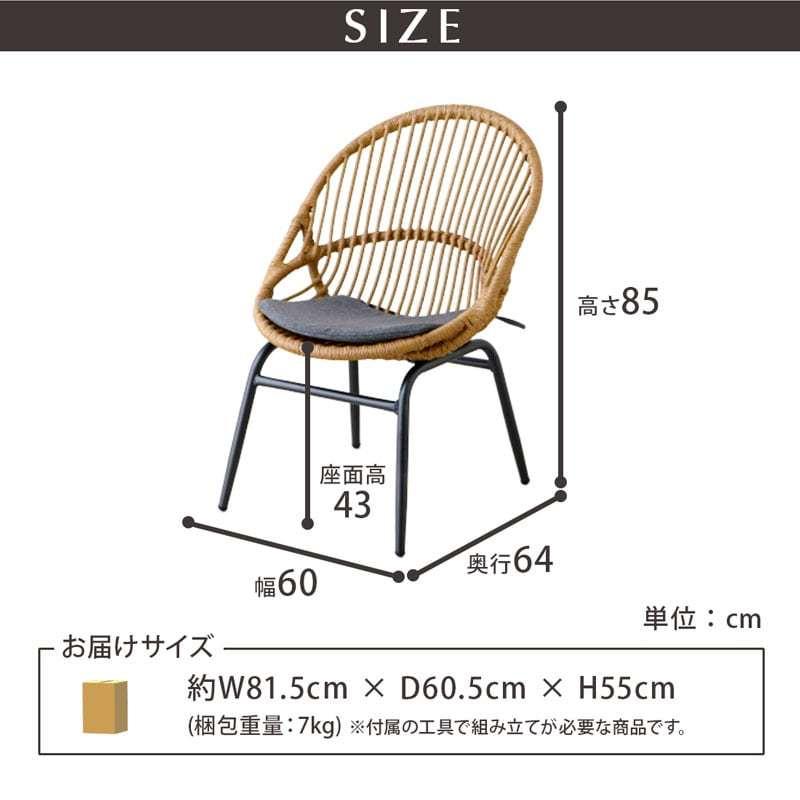 チェア ラウンジチェア オーバルチェア リゾートチェア ガーデンチェア