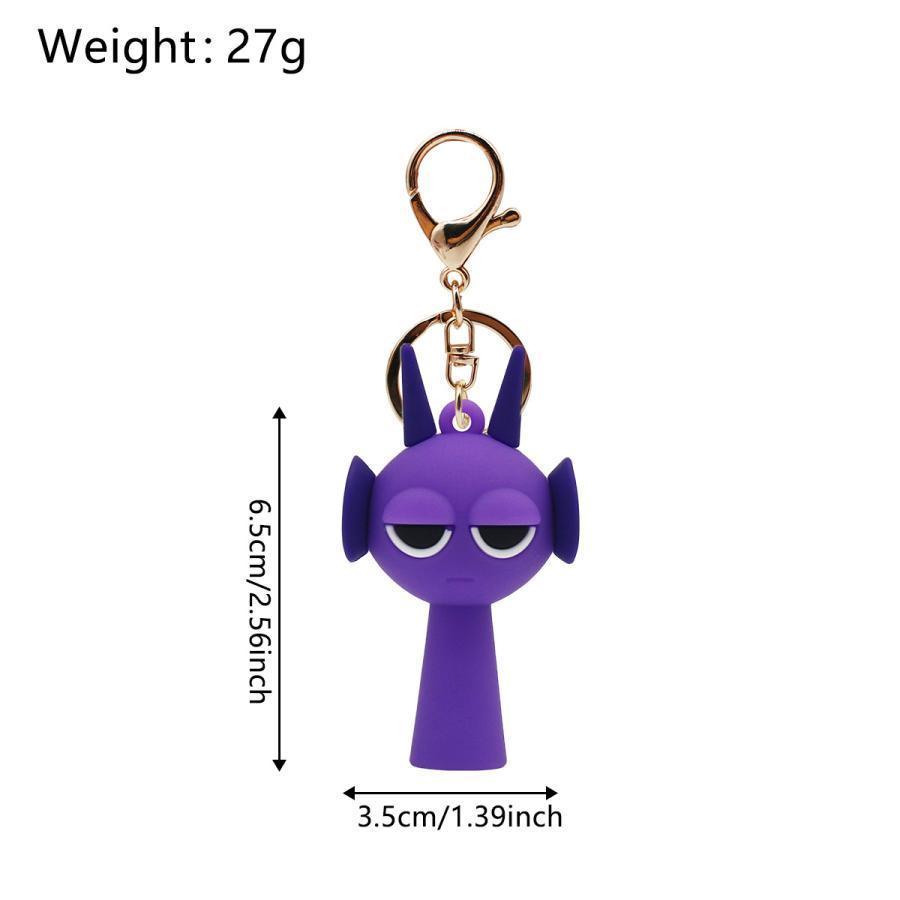 カラー選べる5個セット】 キーホルダー スプランキー sprunki plush