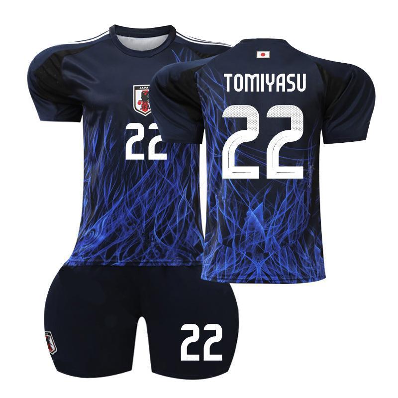 日本チームユニフォーム2425 ホームサッカーウェア 9番三笘薫 日本チームユニフォーム2425 ホームサッカーウェア 9番三笘薫