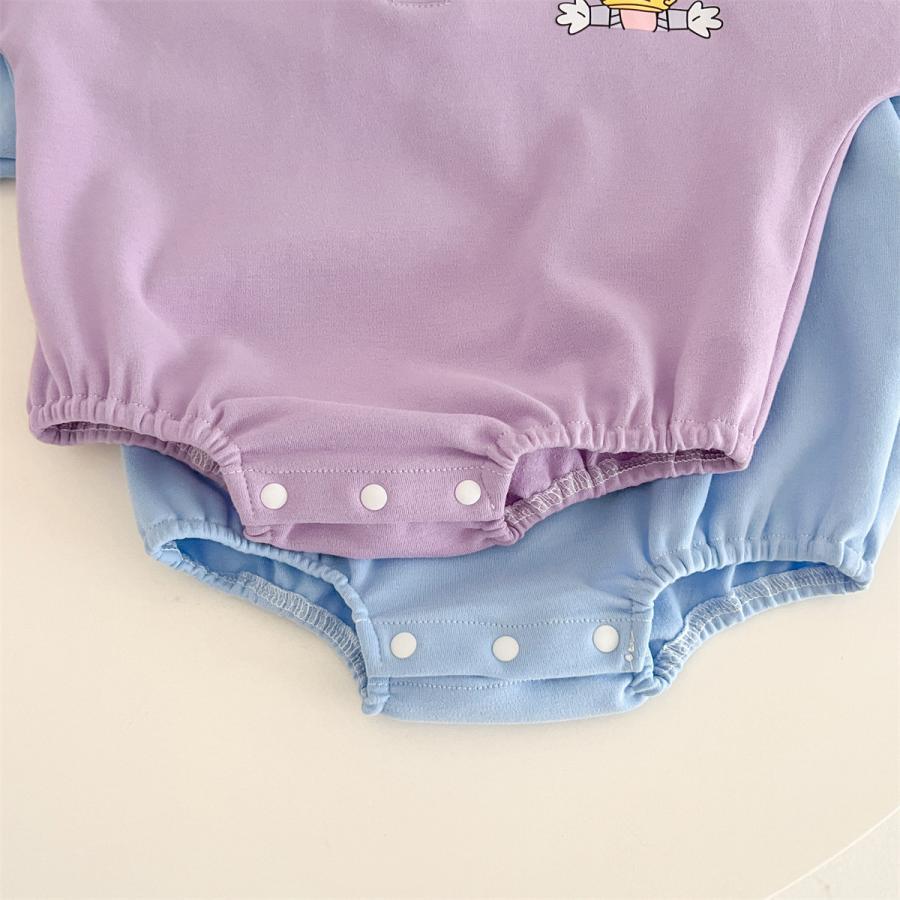 キャラクターベビー服 セットロンパース 可愛いドナルドダック風 帽子