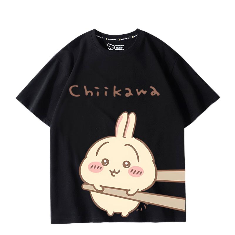 ちいかわ Tシャツ 半袖 うさぎ ハチワレ キャラクター 綿100% 通気性