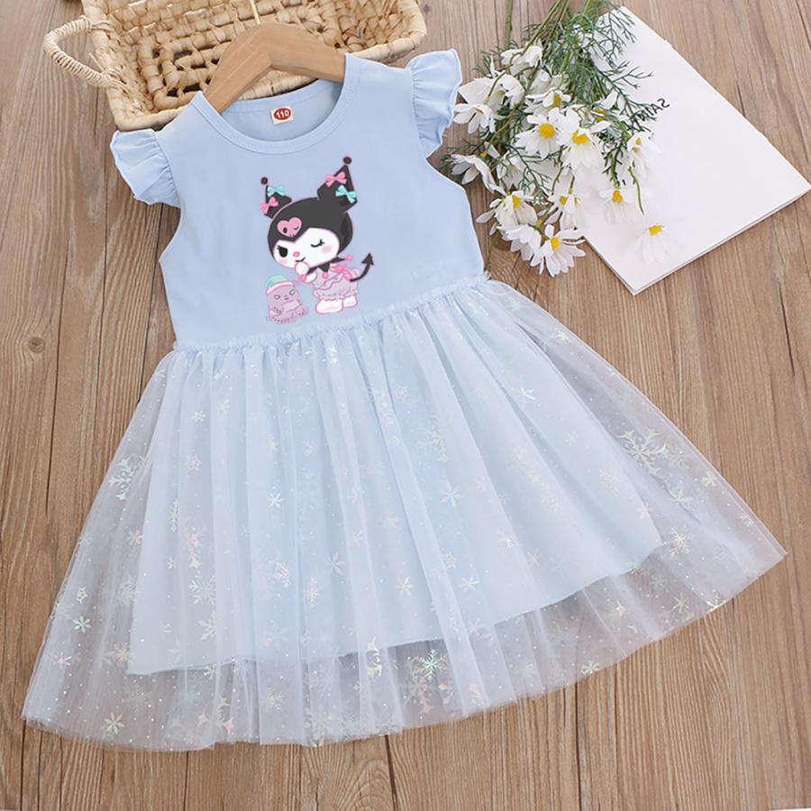 クロミ 子供服 ワンピース プリンセスドレス 女の子 夏服 半袖