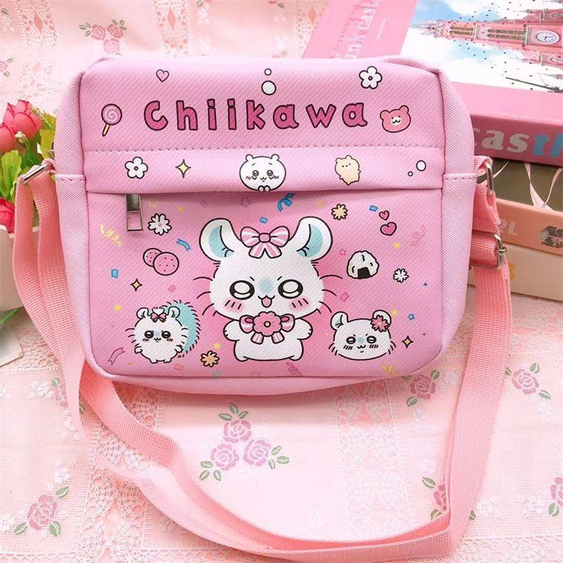 ちいかわ ショルダーバッグ 斜めがけ うさぎ ハチワレ モモンガ 携帯
