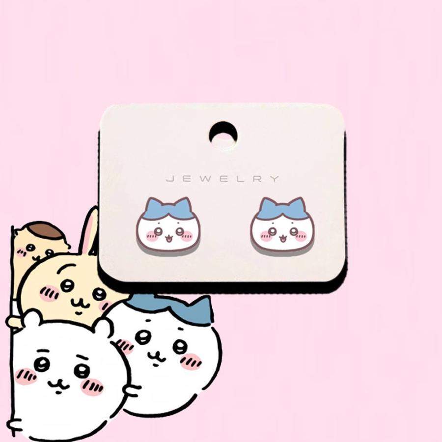 ちいかわ ピアス イヤリング うさぎ ハチワレ キャラクター かわいい 