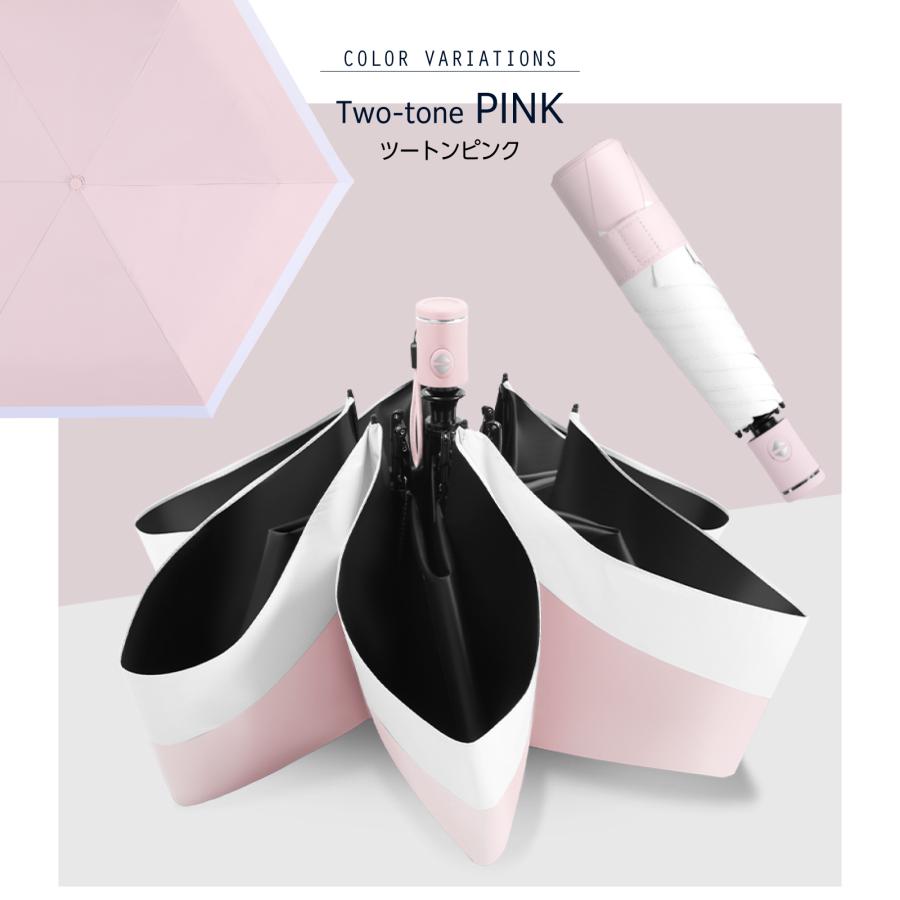 新品未使用✨ サンバリア　SUNBARRIER バイカラー　折りたたみ　日傘 nifty colors ニフティーカラーズ 傘 日傘 遮光 100% 折りたたみ