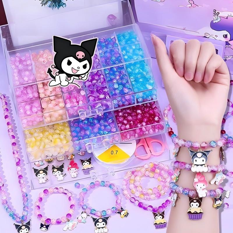ゲーム・おもちゃの小物・アクセサリー クロミ ビーズセット DIY手作りキット アクセサリー ブレスレット