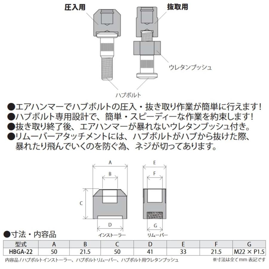 HASCO ハブボルト交換器 大型ISO用 HBGA-22 新品 ○○新商品 HASCO ハブボルト交換器 大型ISO用 HBGA-22 新品 ○○新商品
