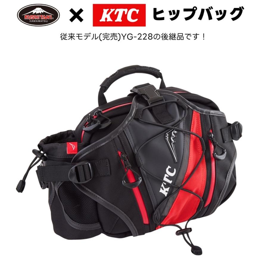 KTCオフィシャルグッズ YG-228A KUSHITANI×KTC ヒップバッグ KTCオフィシャルグッズ YG-228A KUSHITANI×KTC ヒップバッグ