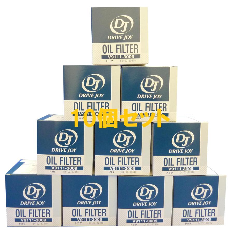タクティー V9111-3009 x10 DRIVE JOY タクティ オイルフィルター10個