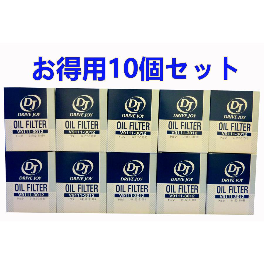 タクティー V9111-3012 x10 DRIVE JOY タクティ オイルフィルター 10