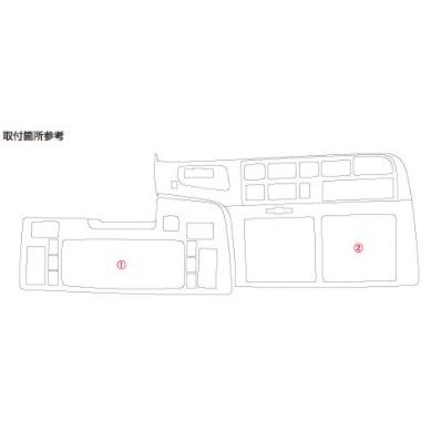 ジェットイノウエ 【個人宅配送不可】インテリア3Dパネル いすゞ 大型