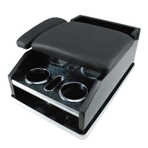 肘掛け付 汎用コンソールボックス 木目調 ジェットイノウエ トラック  