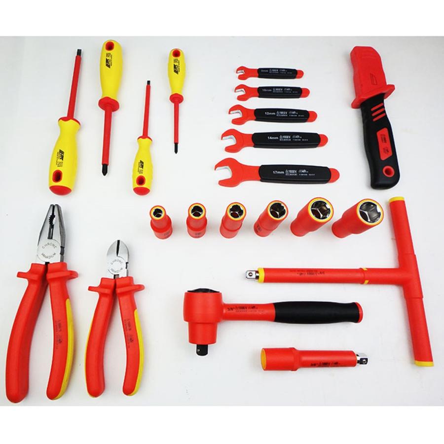 JTC(工具) JTCI017 絶縁工具セット 差込9.5mm 3/8 JTC(工具) JTCI017 絶縁工具セット 差込9.5mm 3/8