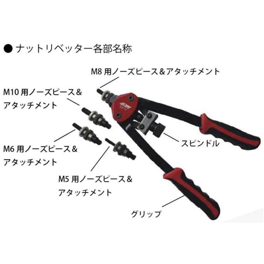 JTC [メーカー直送] ナット＆ブラインドリベッターセット JTC5218K