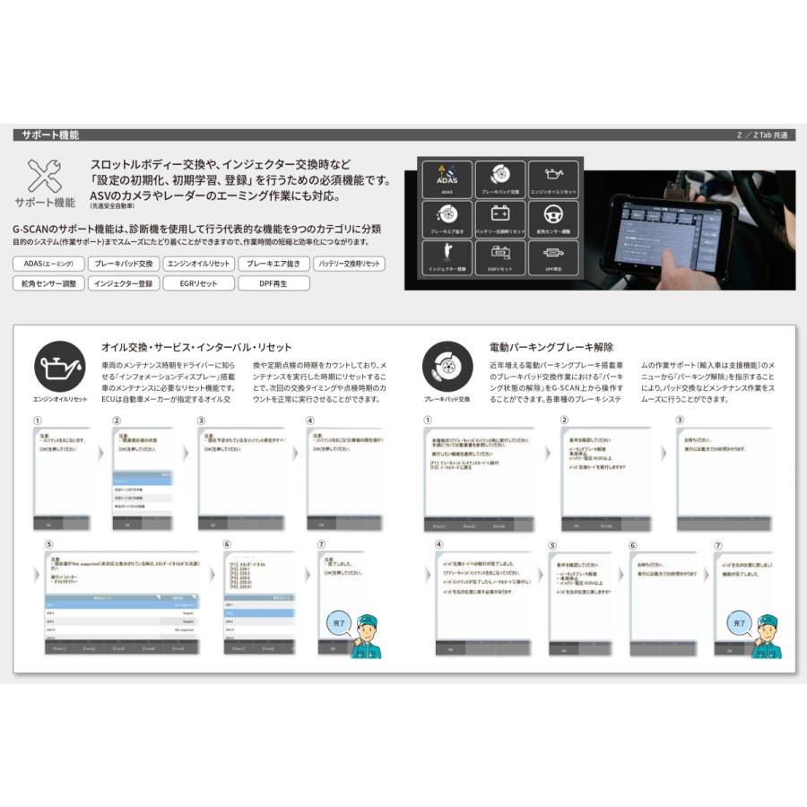 スキャン インターサポート G-SCAN Z Tab MSスタンダード SSD128GB 高機能